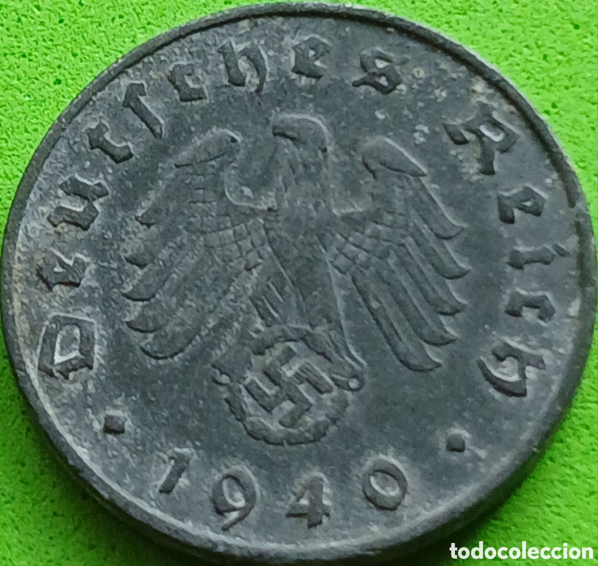 Monedas antiguas de Europa: Alemania Tercer Reich 10 reichspfennig 1940 E km#101