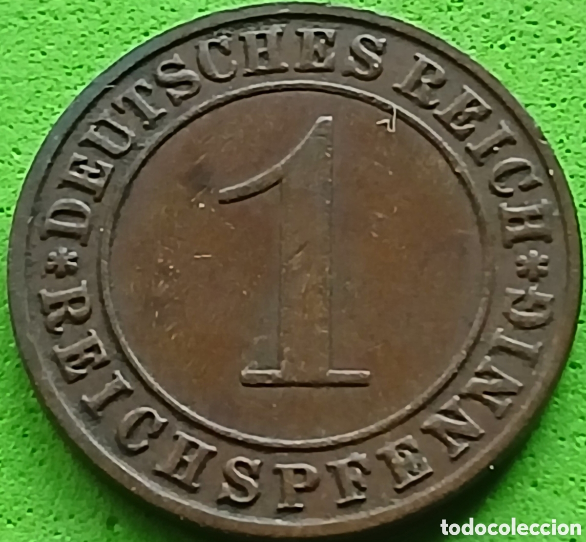 Monedas antiguas de Europa: Alemania Rep&uacute;blica de Weimar 1 reichspfennig 1935 A km#37