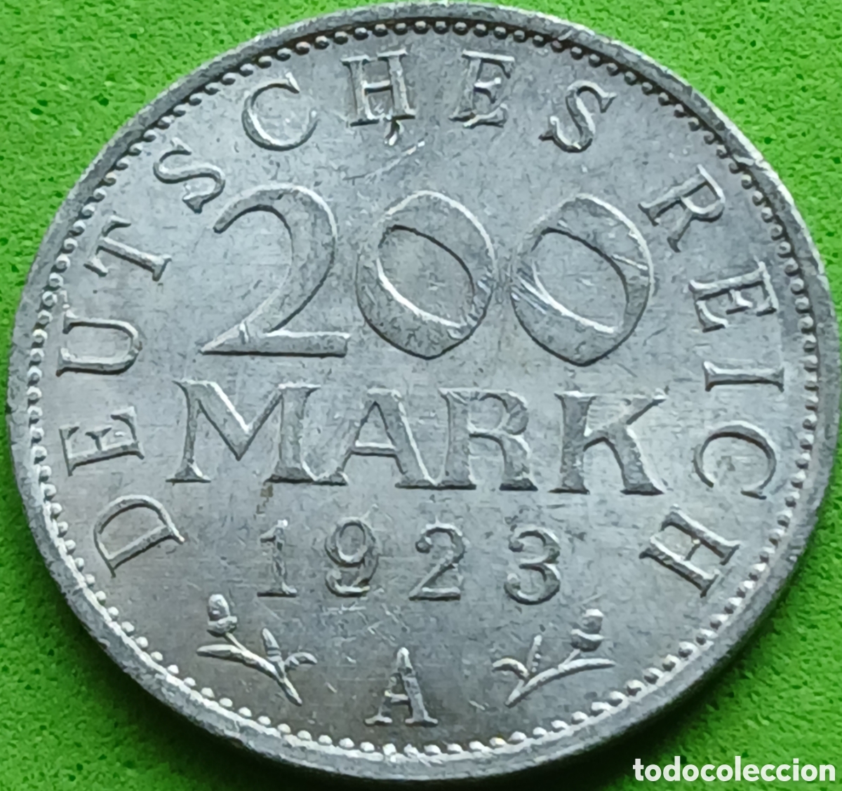Monedas antiguas de Europa: Alemania Rep&uacute;blica de Weimar 200 marcos 1923 A km#35