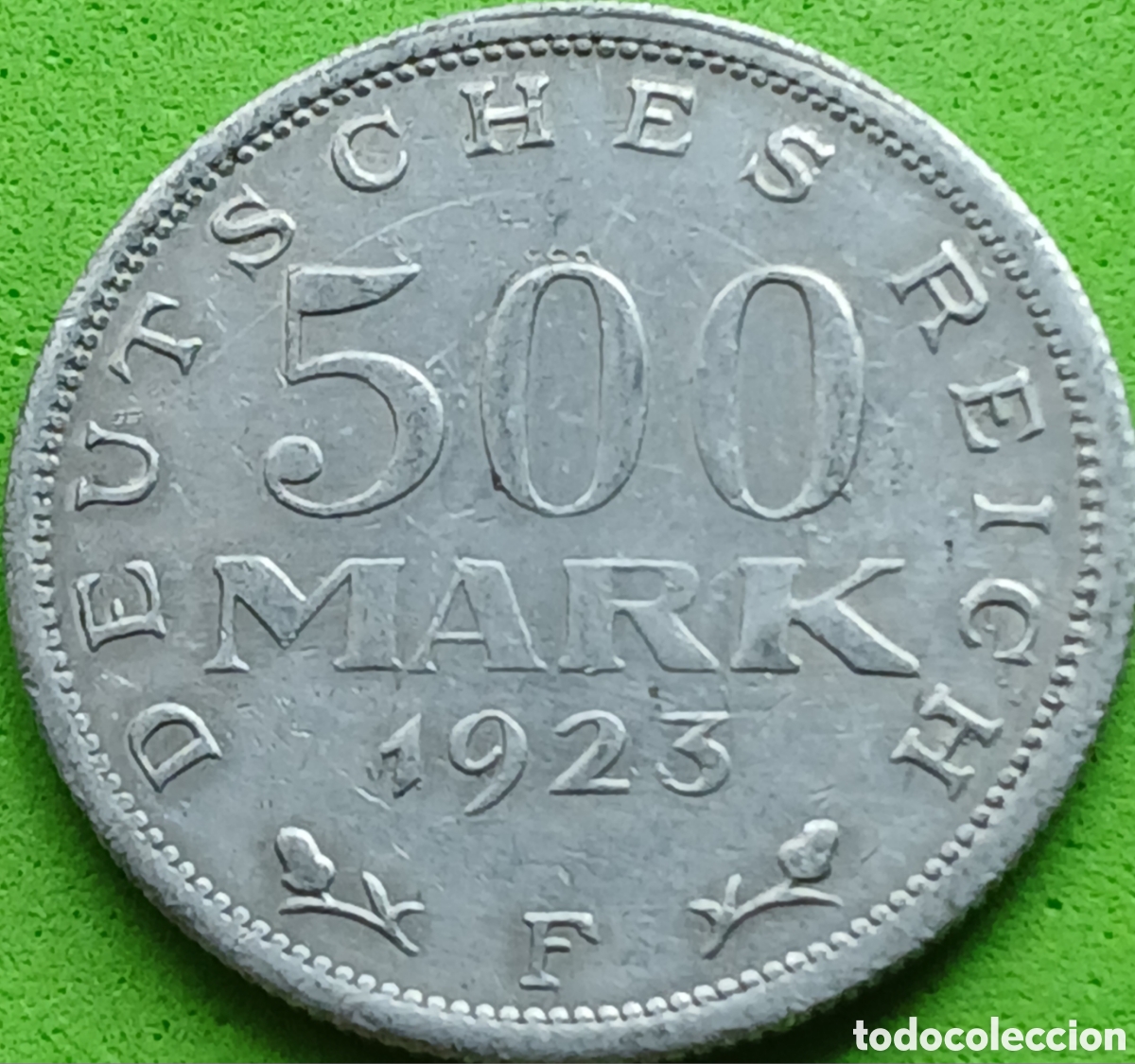 Monedas antiguas de Europa: Alemania Rep&uacute;blica de Weimar 500 marcos 1923 F km#36