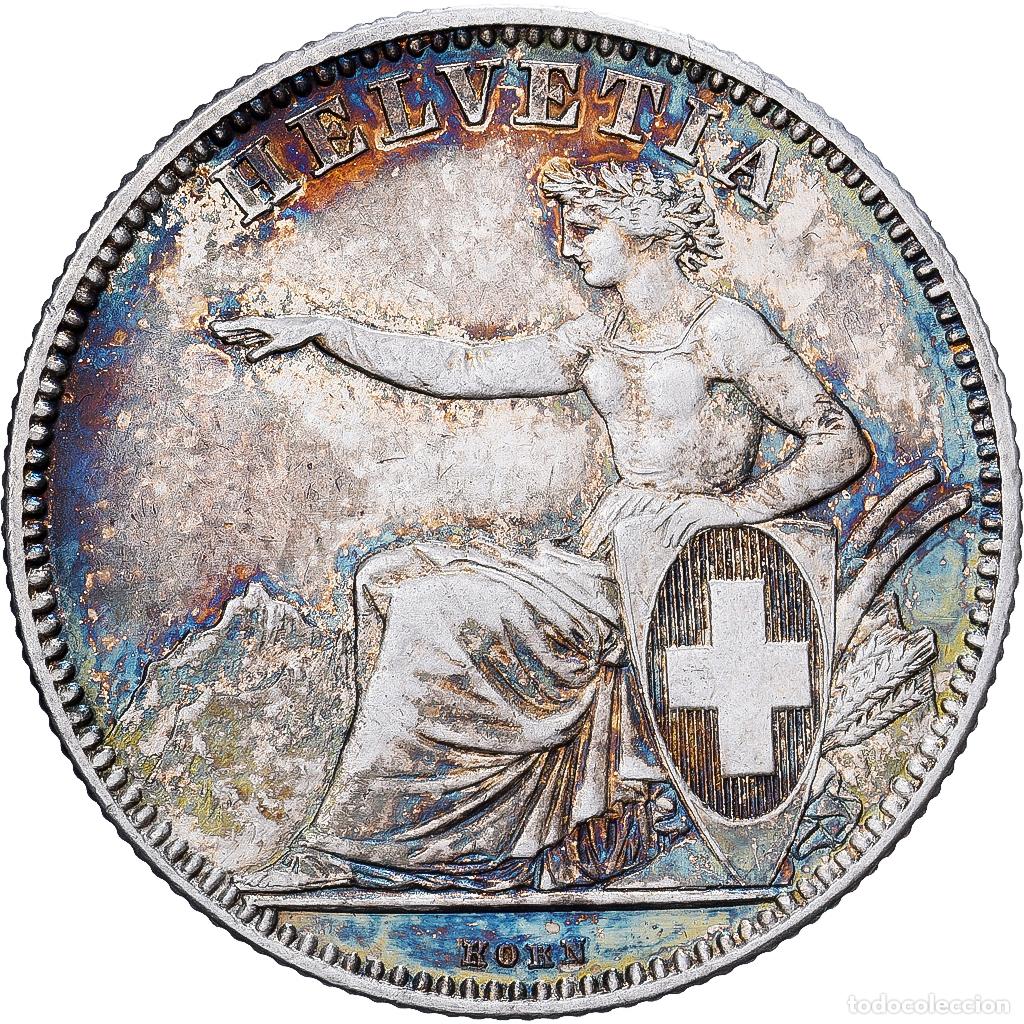 Alte M&uuml;nzen aus Europa: [#1121579] Suiza, 2 Francs, 1862, Bern, Plata, EBC+, KM:10a