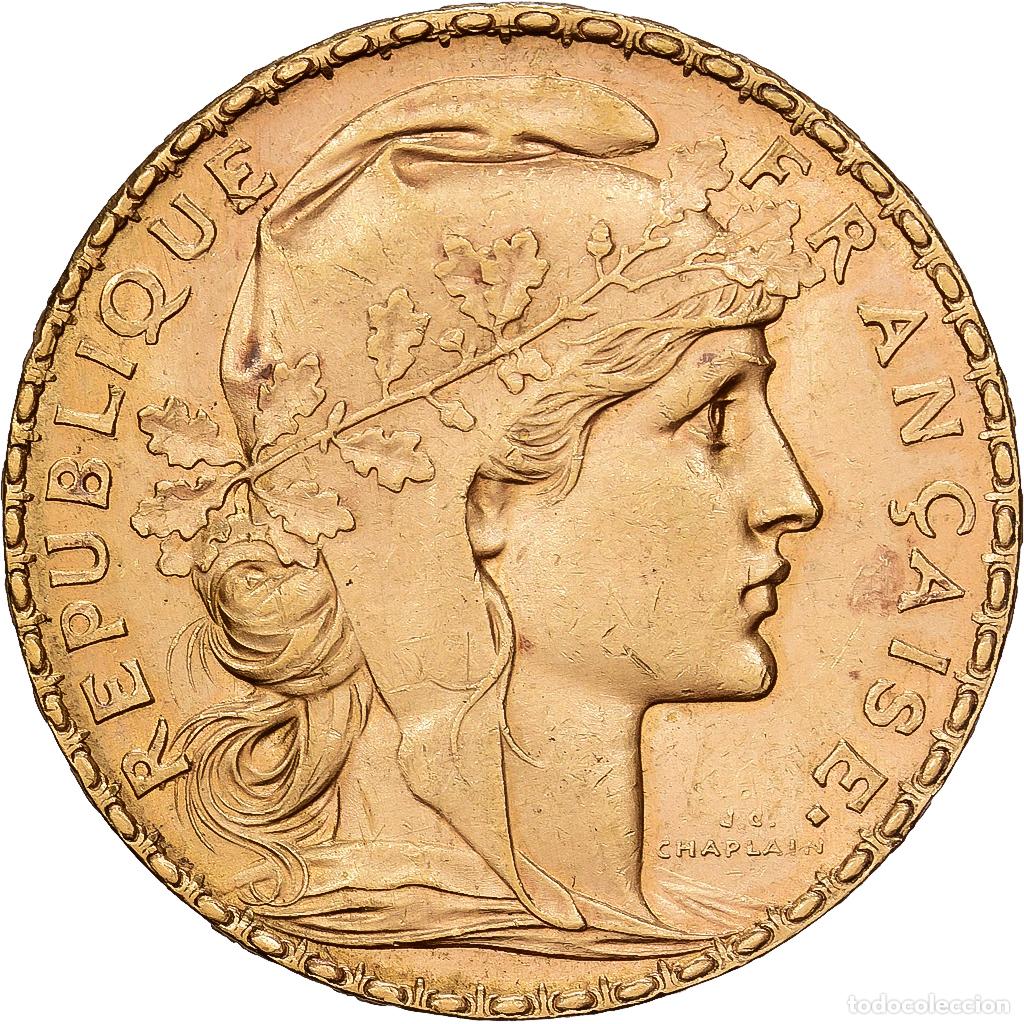 Monedas antiguas de Europa: [#1551125] Francia, 20 Francs, Marianne, 1900, Paris, Oro, MBC, Gadoury:1064, KM:847