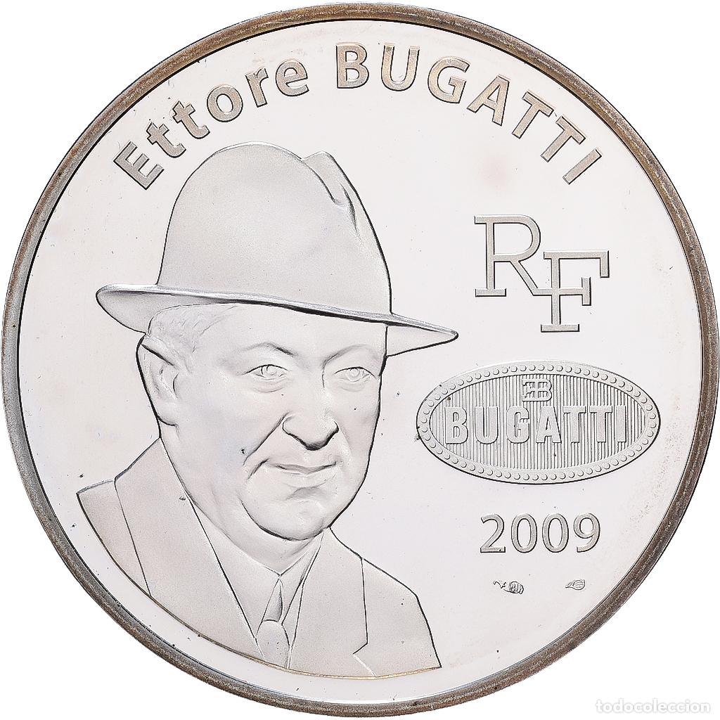 Monedas antiguas de Europa: [#1550987] Francia, 10 Euro, Ettore Bugatti, Prueba, 2009, Monnaie de Paris, Plata, FDC