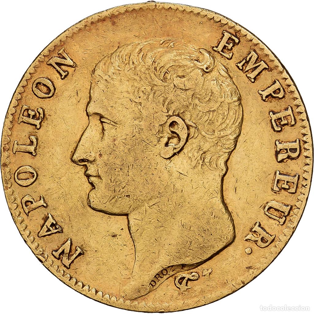 Monedas antiguas de Europa: [#1551112] Francia, Napoleon I, 20 Francs, An 13 (1805), Paris, Oro, MBC, Gadoury:1022