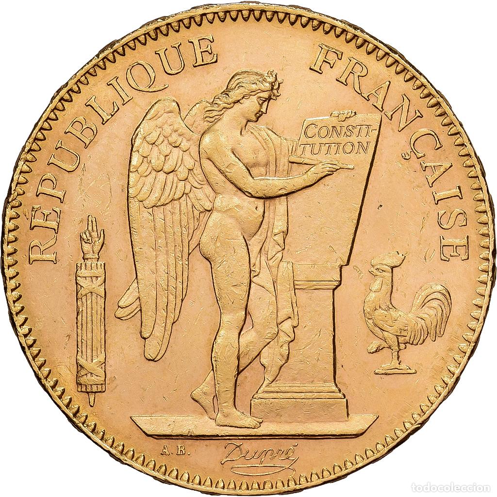 Monedas antiguas de Europa: [#1551098] Francia, 50 Francs, G&eacute;nie, 1904, Paris, Rare in this quality, Oro, EBC