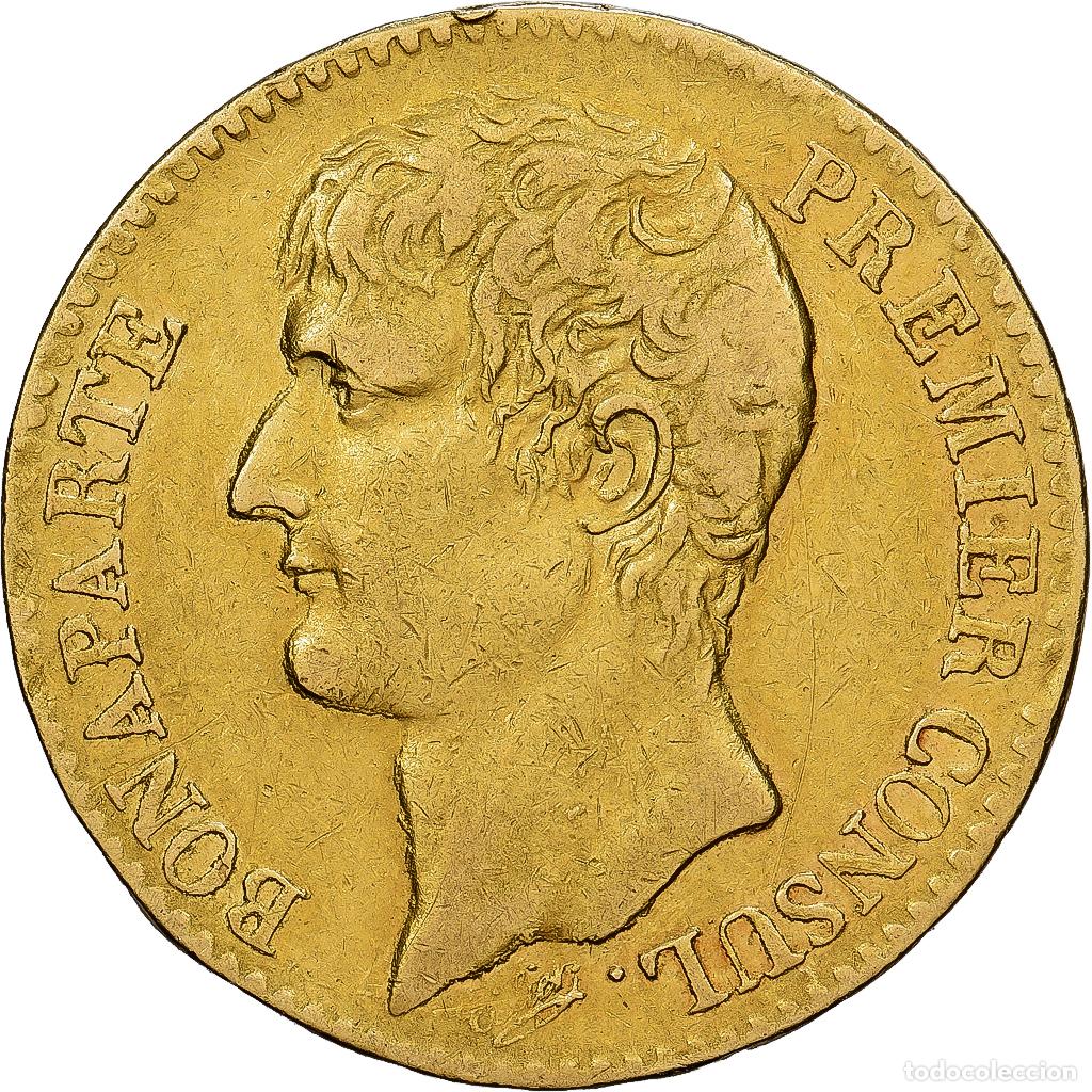 Monedas antiguas de Europa: [#1121611] Francia, 40 Francs, Napol&eacute;on I, An XI, Paris, Oro, MBC, KM:652