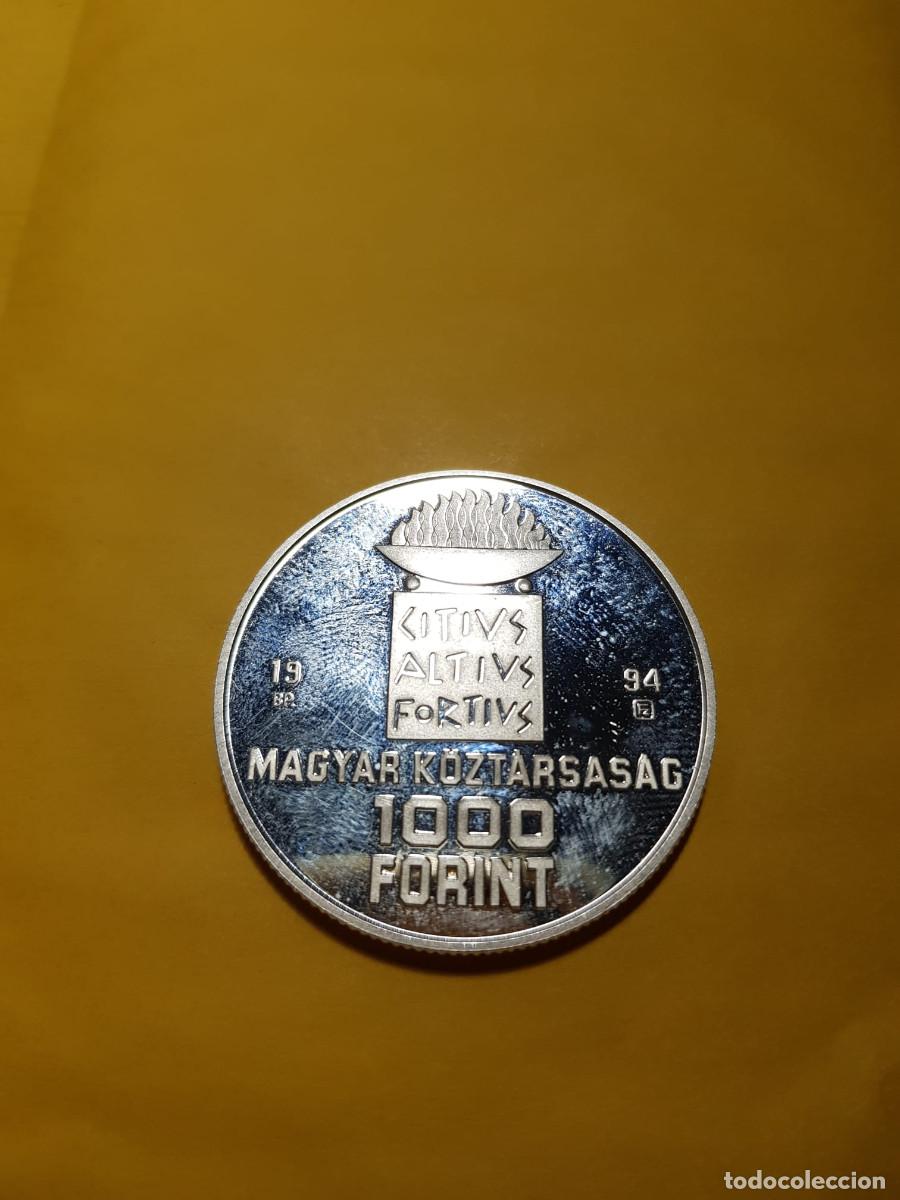 Monedas antiguas de Europa: HUNGRIA-1000 FORINT-1994-PLATA 999-1 ONZA