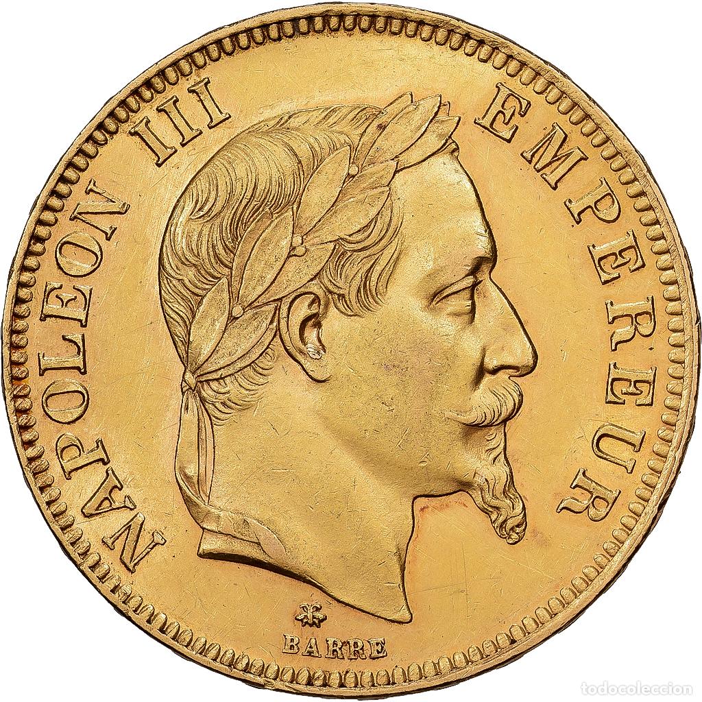 Monedas antiguas de Europa: [#1551095] Francia, Napoleon III, 100 Francs, 1866, Paris, Rare, Oro, EBC, Gadoury:1136