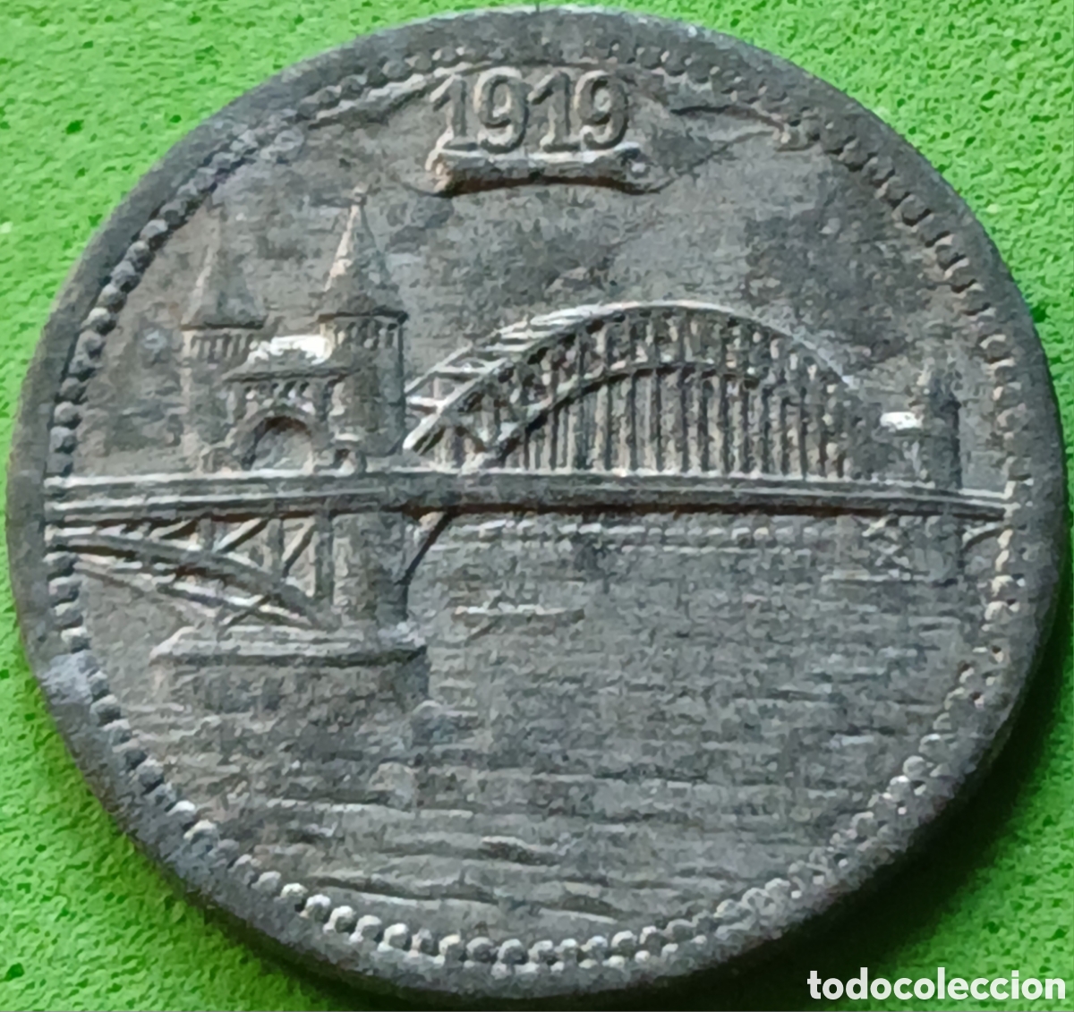 Monedas antiguas de Europa: Alemania Distritos de Boon y Sieg 5 pfennig 1919 Notgeld