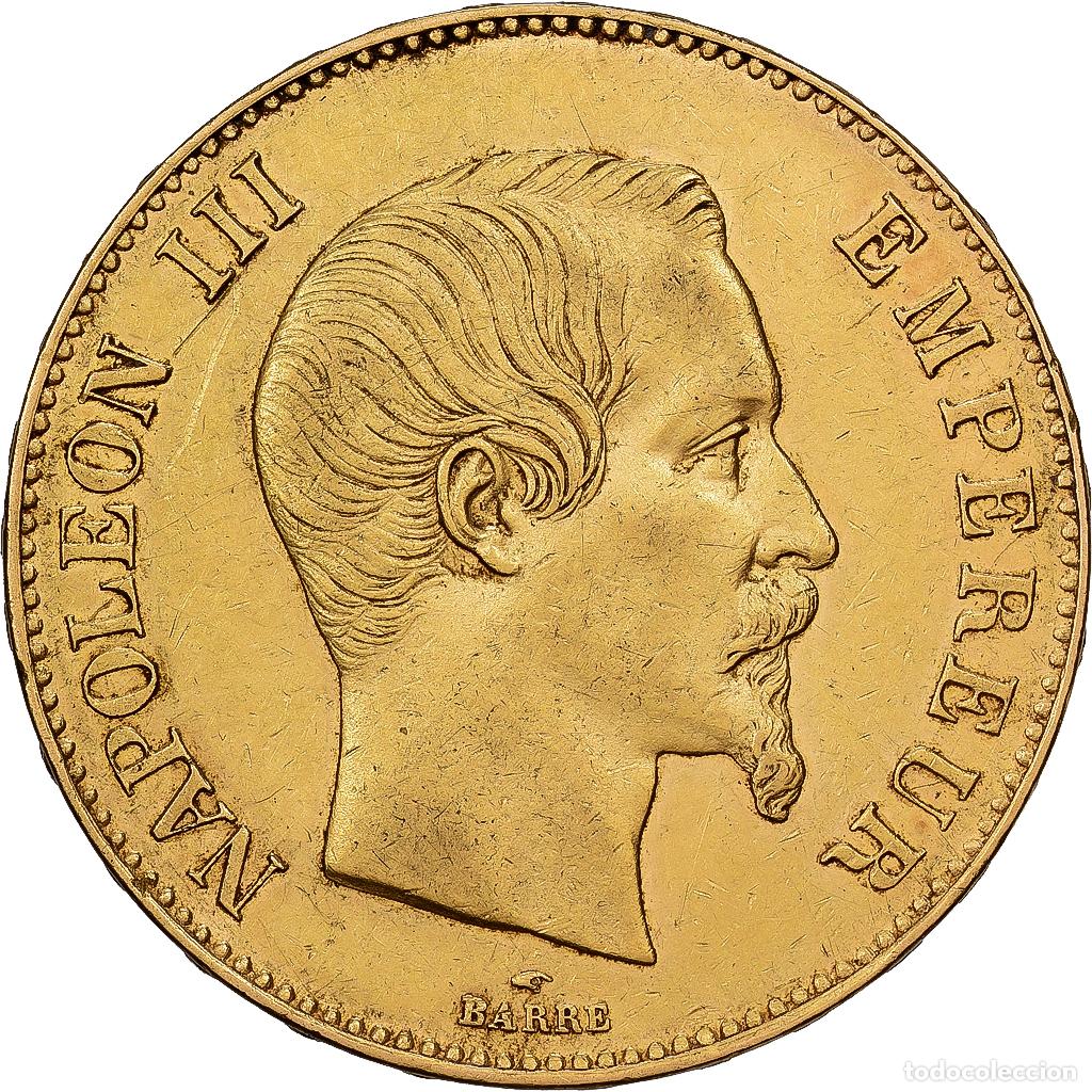 Monedas antiguas de Europa: [#1551096] Francia, Napoleon III, 100 Francs, 1858, Paris, Oro, MBC+, Gadoury:1135