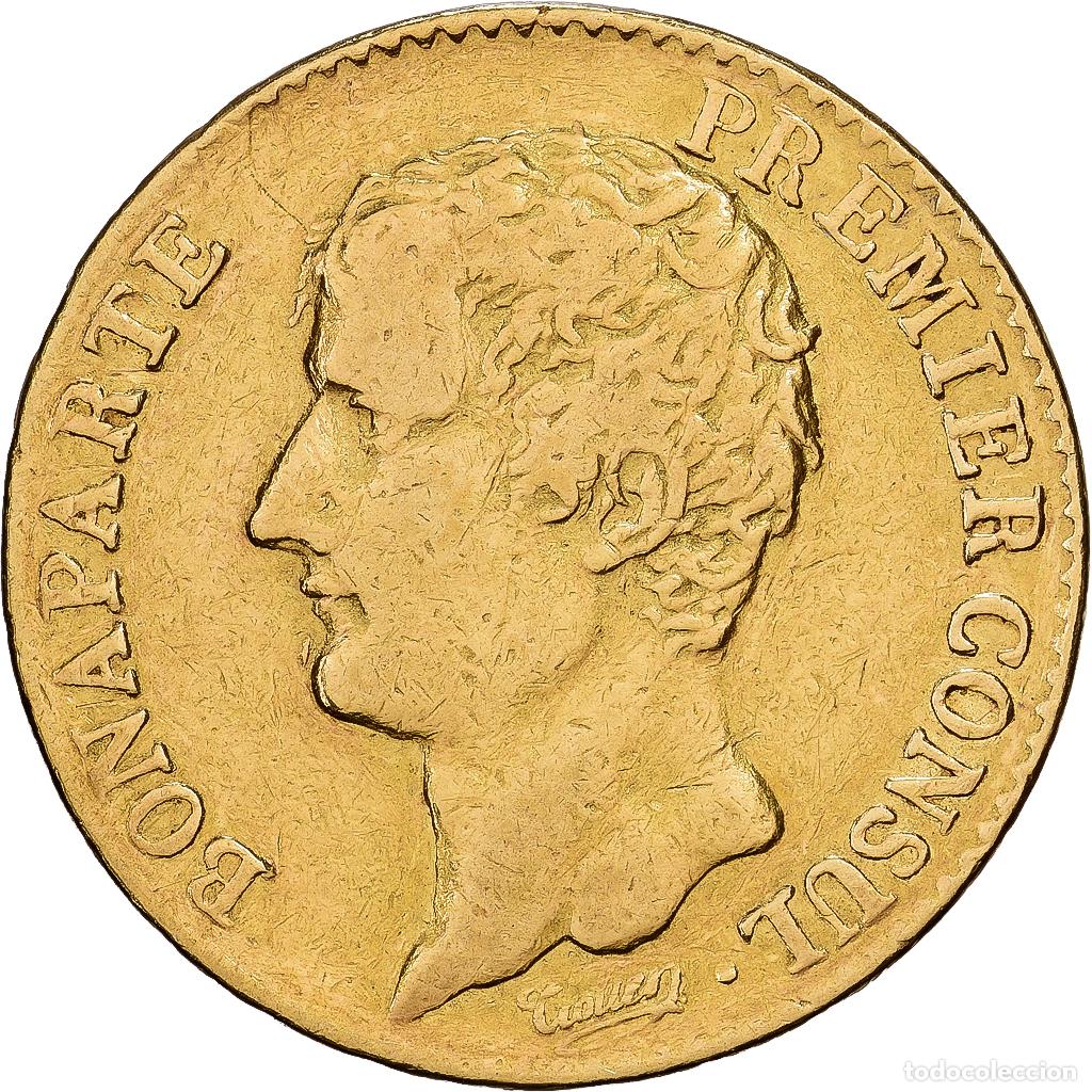 Monedas antiguas de Europa: [#1551111] Francia, Bonaparte Ier Consul, 20 Francs, An 12 (1804), Paris, Oro, BC+, KM:651