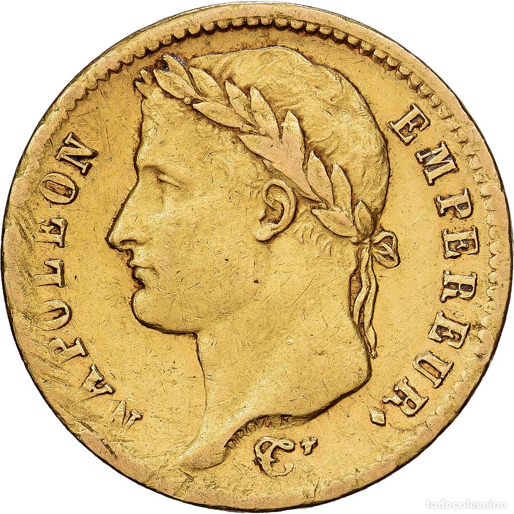 Monedas antiguas de Europa: [#1551114] Francia, 20 Francs, 1811, Paris, Oro, MBC, Gadoury:1025, KM:695.1
