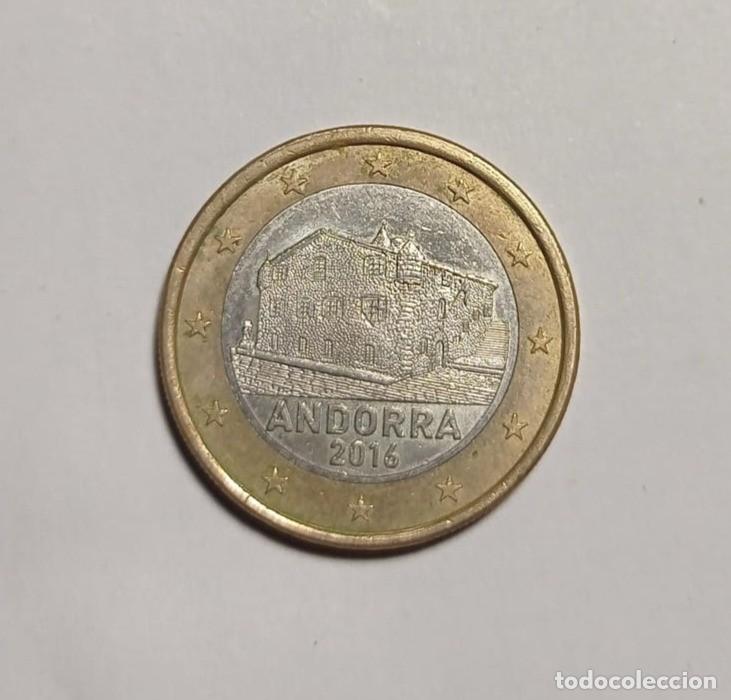 Monedas antiguas de Europa: Moneda 1 Euro de Andorra 2016