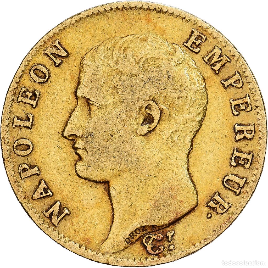 Monedas antiguas de Europa: [#1121580] Francia, Napoleon I, 20 Francs, 1806, Paris, Oro, MBC, KM:109