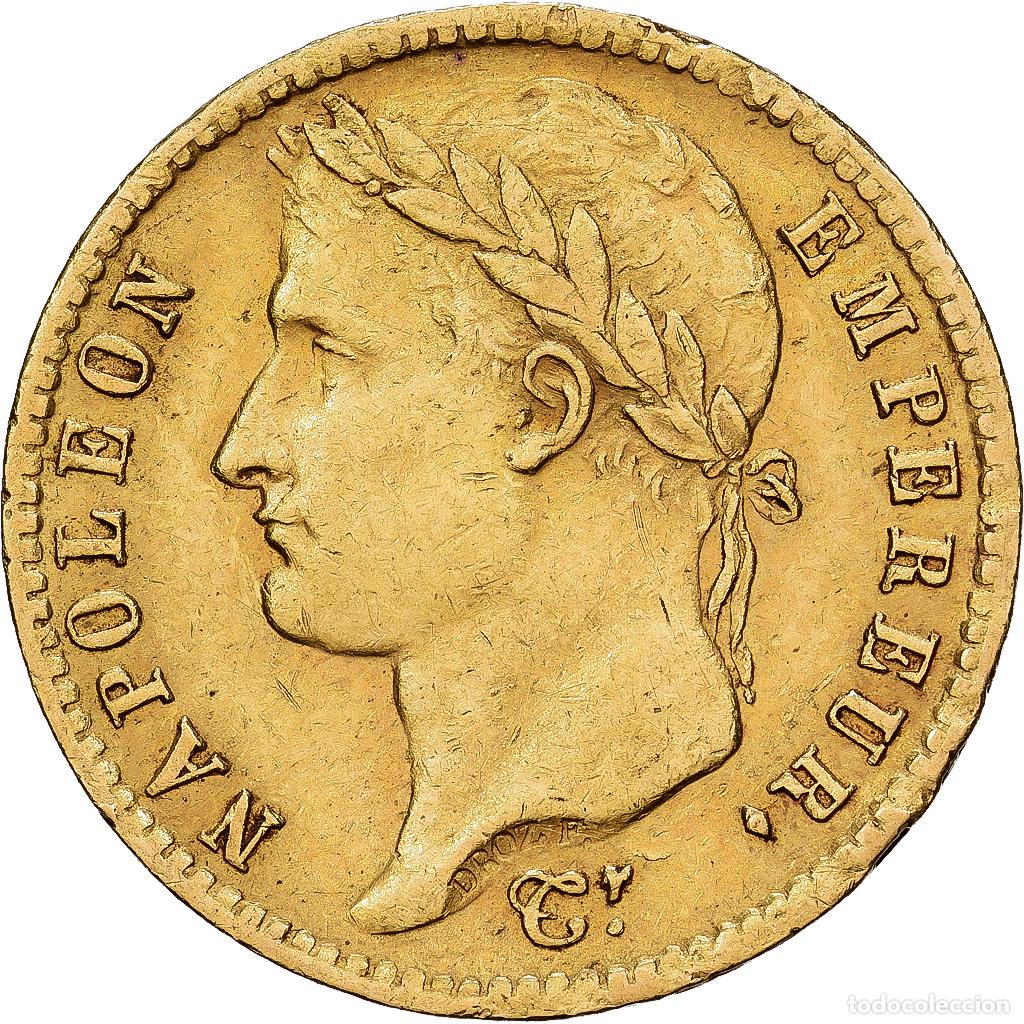 Monedas antiguas de Europa: [#1121637] Francia, Napoleon I, 20 Francs, 1812, Paris, Oro, MBC+, Gadoury:1025, KM:695.1