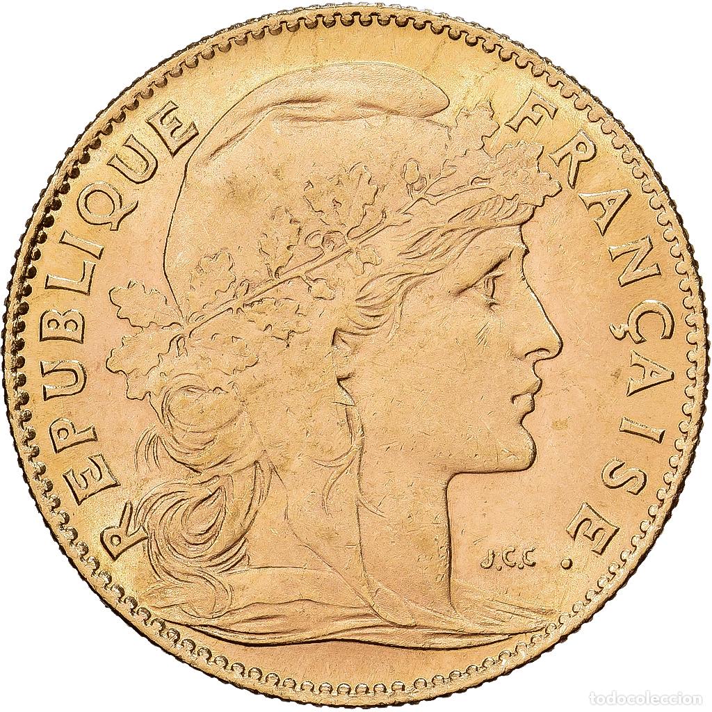 Monedas antiguas de Europa: [#1121604] Francia, 10 Francs, Marianne, 1901, Paris, Oro, EBC, Gadoury:1017, KM:846
