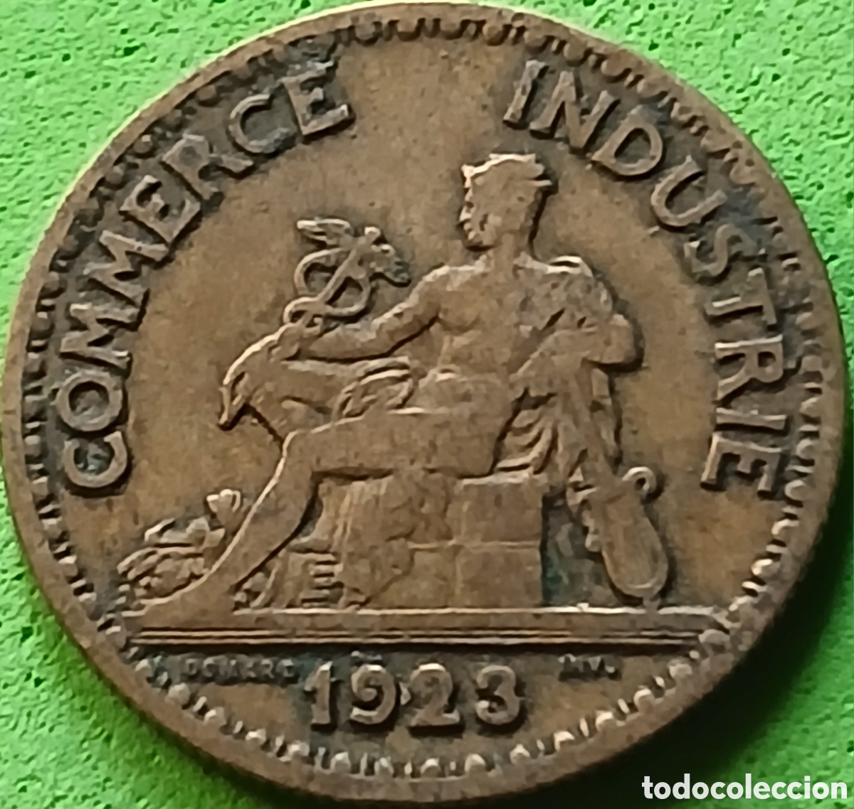 Monedas antiguas de Europa: Francia 50 c&eacute;ntimos 1923 km#884