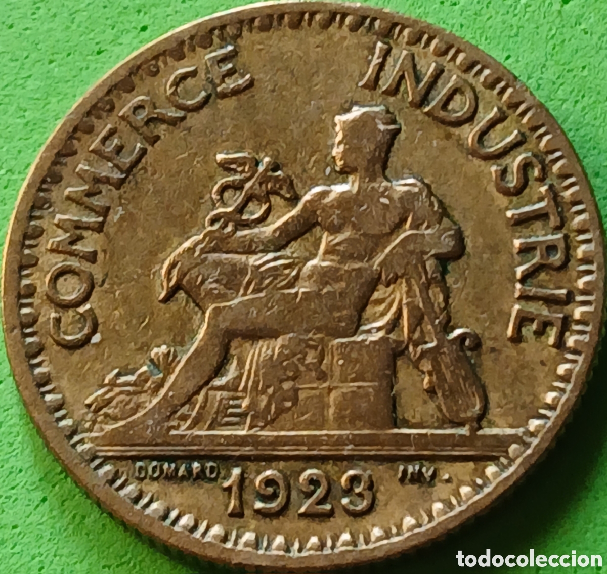 Monedas antiguas de Europa: Francia 2 francos 1923 km#877