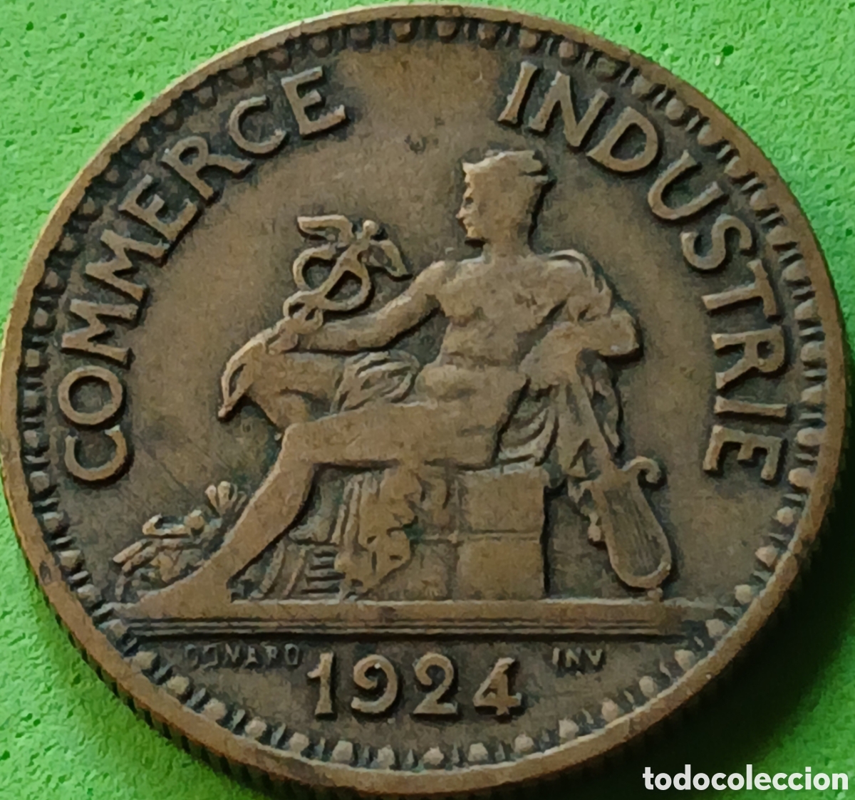 Monedas antiguas de Europa: Francia 2 francos 1924 km#877