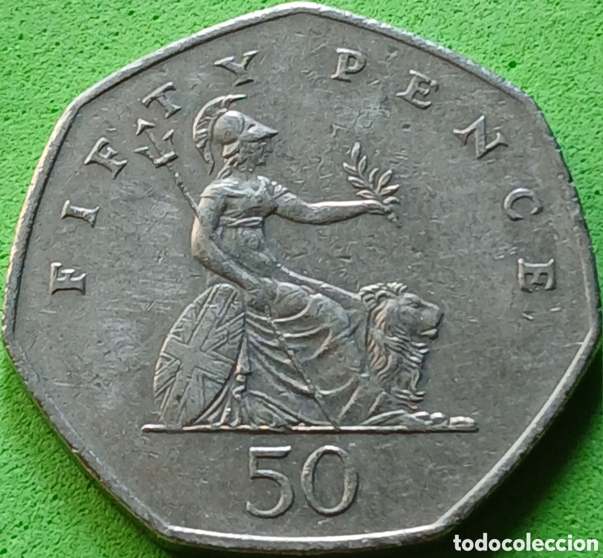 Monedas antiguas de Europa: Reino Unido 50 pence 1997 km#940.2 - 27.3 mm de di&aacute;metro