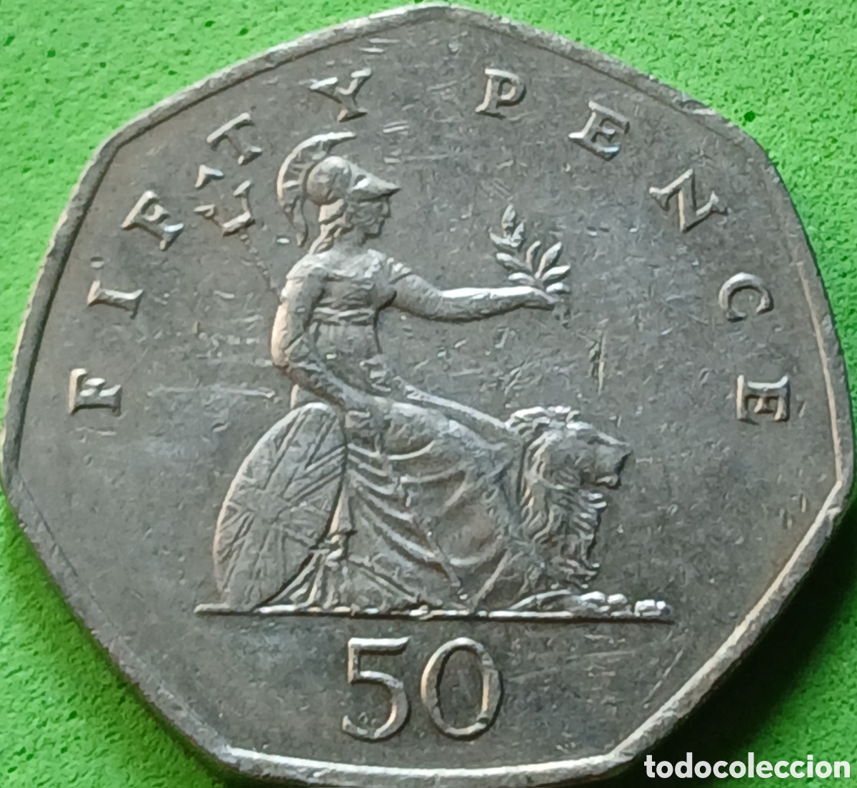 Monedas antiguas de Europa: Reino Unido 50 pence 2001 km#991