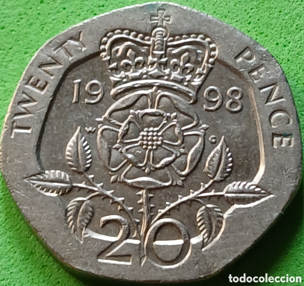 Monedas antiguas de Europa: Reino Unido 20 pence 1998 km#990