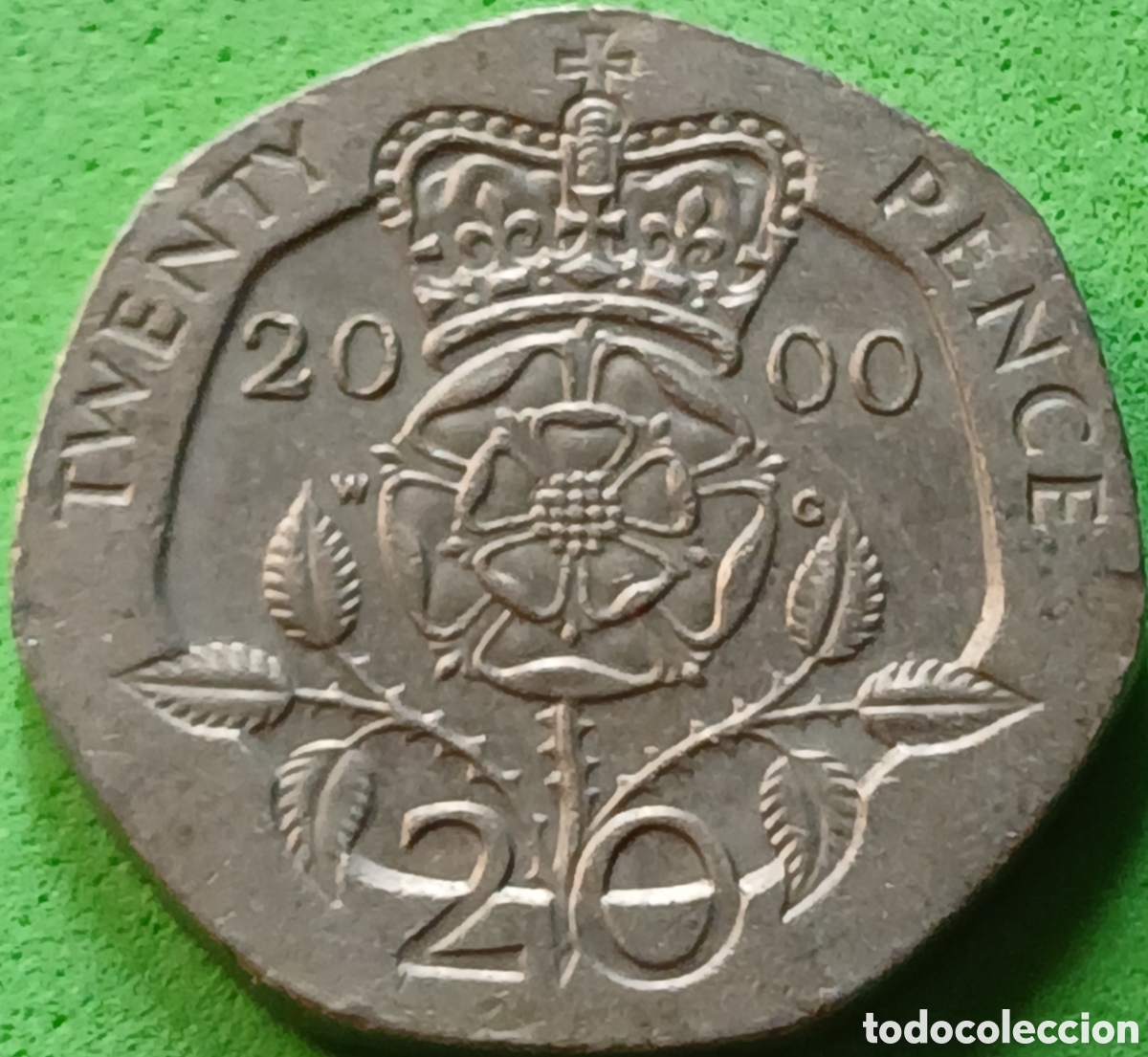Monedas antiguas de Europa: Reino Unido 20 pence 2000 km#990