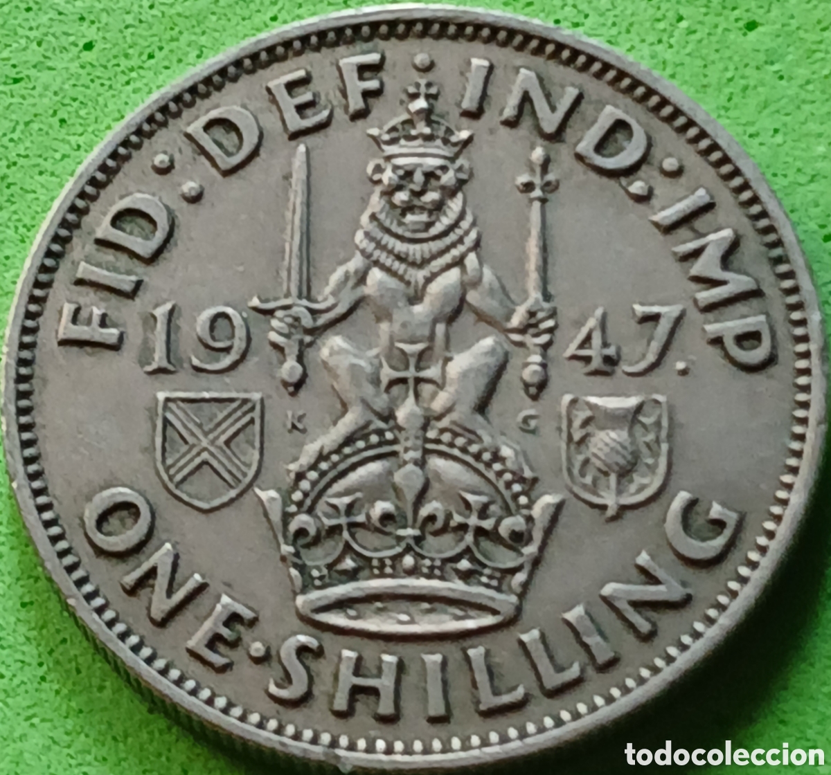Alte M&uuml;nzen aus Europa: Reino Unido one shilling 1947 km#864
