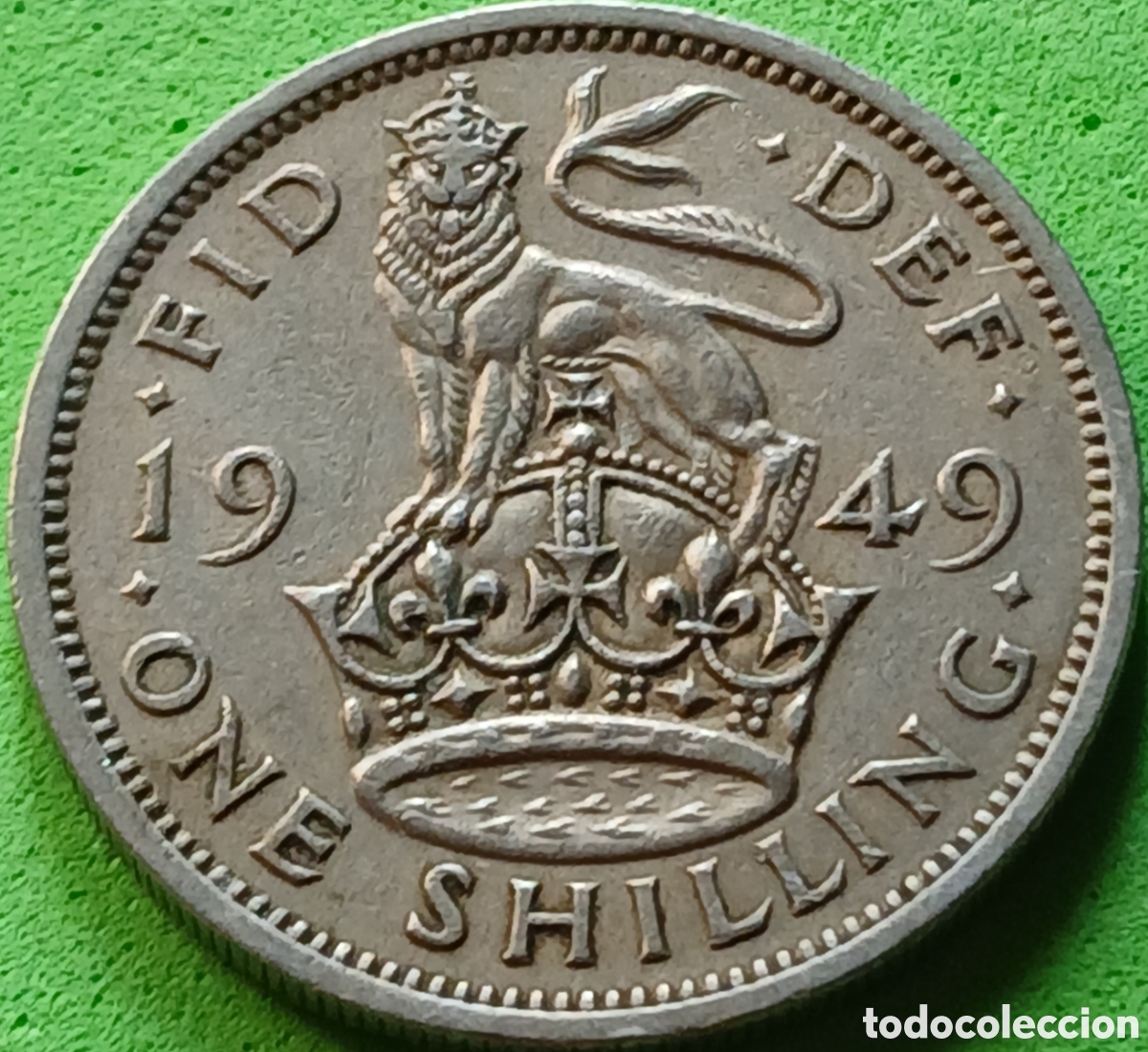 Alte M&uuml;nzen aus Europa: Reino Unido one shilling 1949 km#876