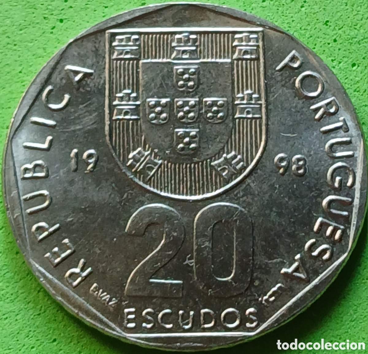 Old Coins of Europe: Portugal 20 escudos 1998 km#634