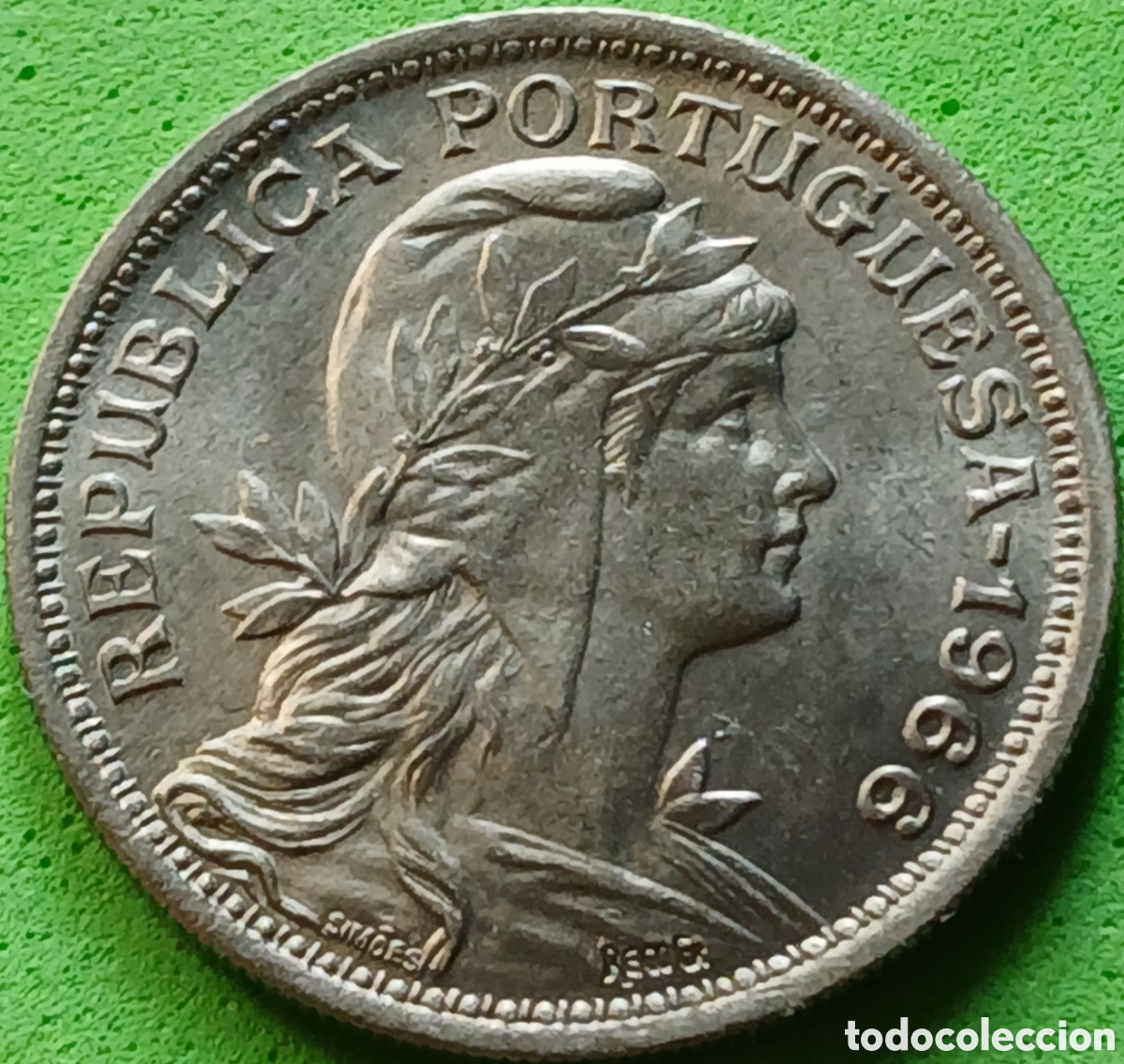 Monedas antiguas de Europa: Portugal 50 centavos 1966 km#577