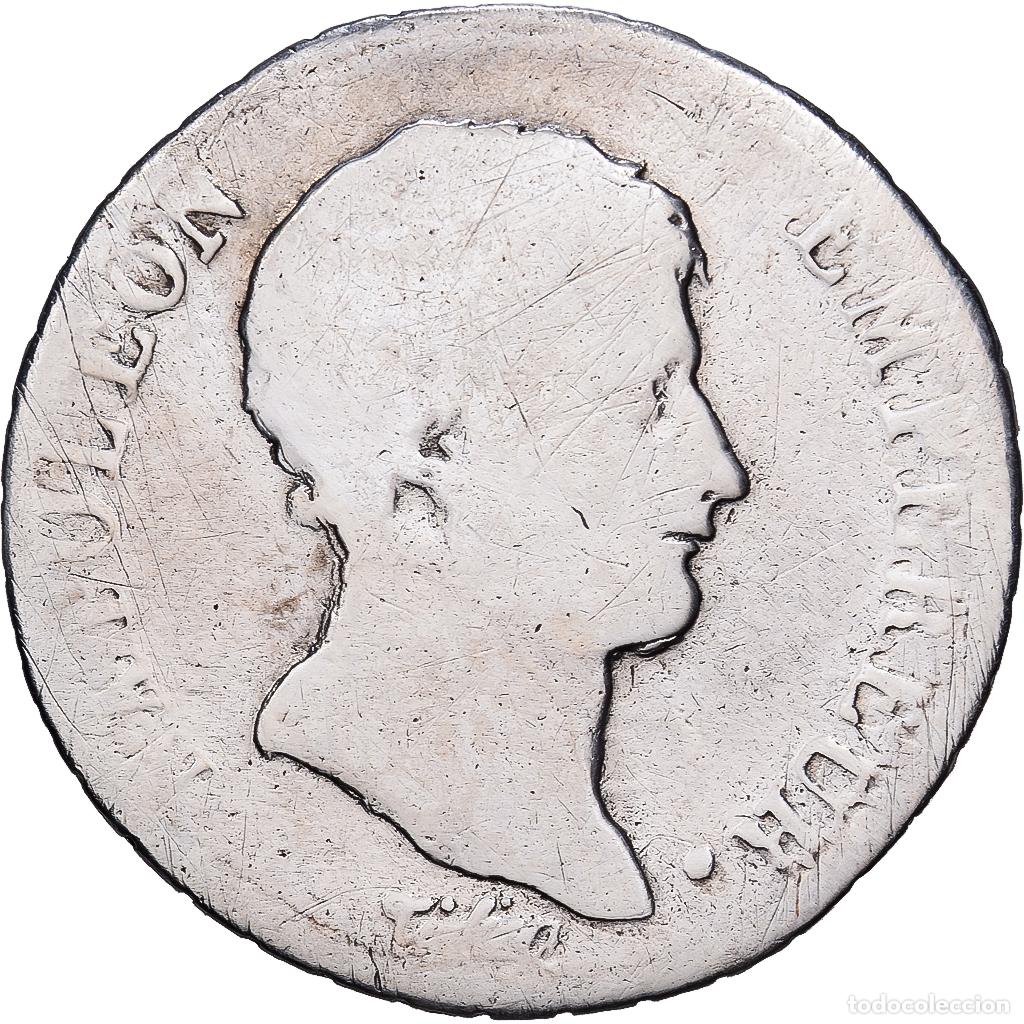Monedas antiguas de Europa: [#1551188] Francia, Napoleon I, 1/2 Franc, 1806, Paris, Plata, BC, Gadoury:396, KM:671.1