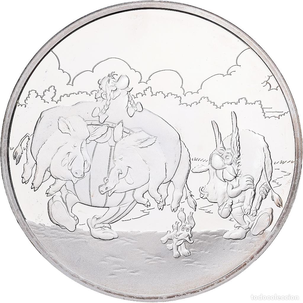 Monedas antiguas de Europa: [#1550990] Francia, 1-1/2 Euro, Ast&eacute;rix &agrave; la Chasse, Prueba, 2007, Monnaie de Paris