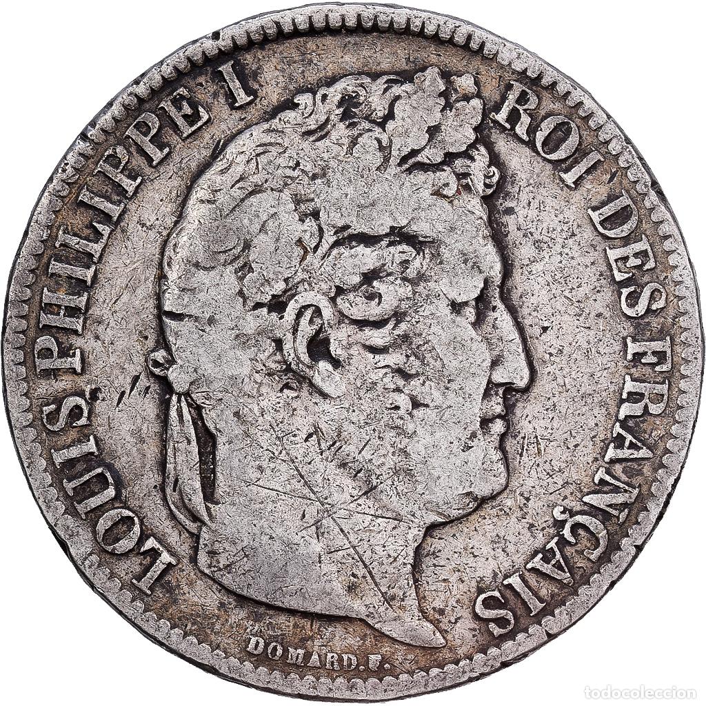 Monedas antiguas de Europa: [#1551290] Francia, Louis Philippe I, 5 Francs, 1831, Nantes, Plata, BC+, Gadoury:677a