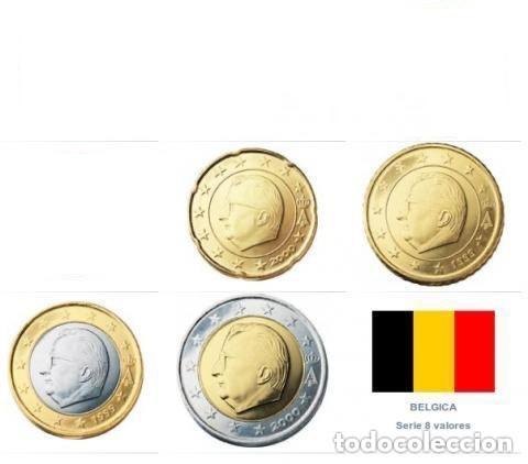 Monedas antiguas de Europa: Serie B&eacute;lgica 2008 (4 Valores) SC