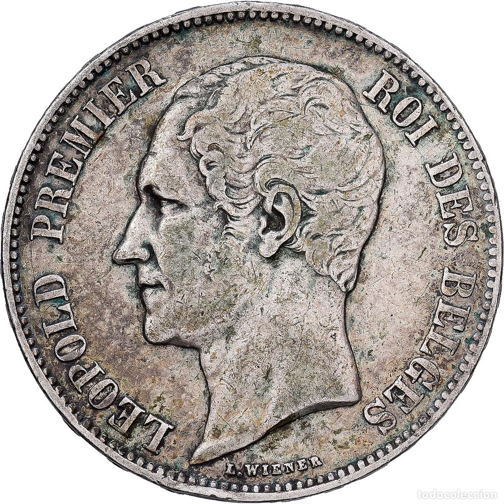 Monedas antiguas de Europa: [#1551287] B&eacute;lgica, Leopold I, 5 Francs, 5 Frank, 1851, Brussels, Plata, MBC, KM:17