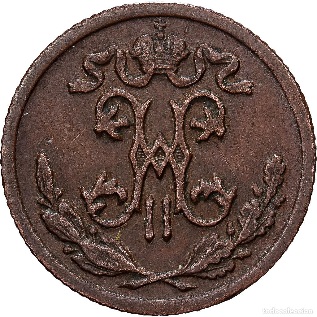 Monedas antiguas de Europa: [#1551017] Rusia, Nicholas II, 1/2 Kopek, 1899, Saint Petersburg, Cobre, MBC, KM:48.1