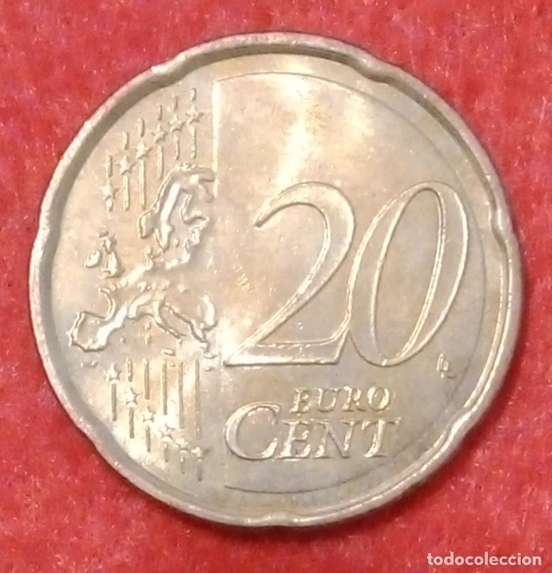Monnaies anciennes de Europe: MONEDA DE ANDORRA 2014 - 20 C&Eacute;NTIMOS DE EURO - LAT&Oacute;N