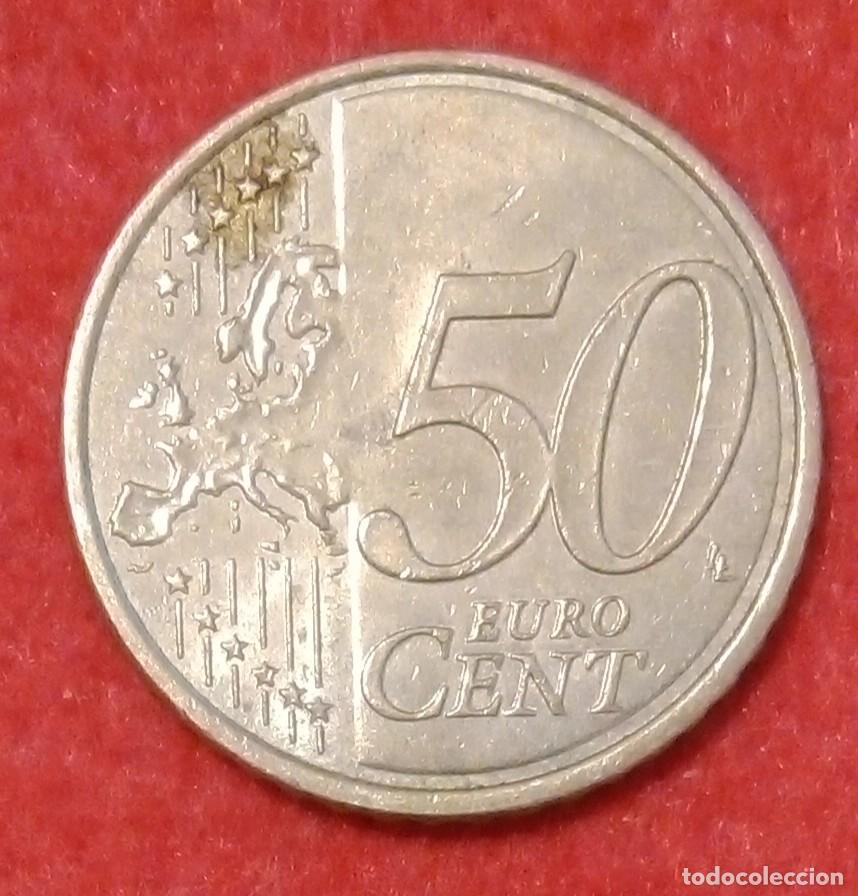 Old Coins of Europe: MONEDA DE ANDORRA 2018 - 50 C&Eacute;NTIMOS DE EURO - LAT&Oacute;N