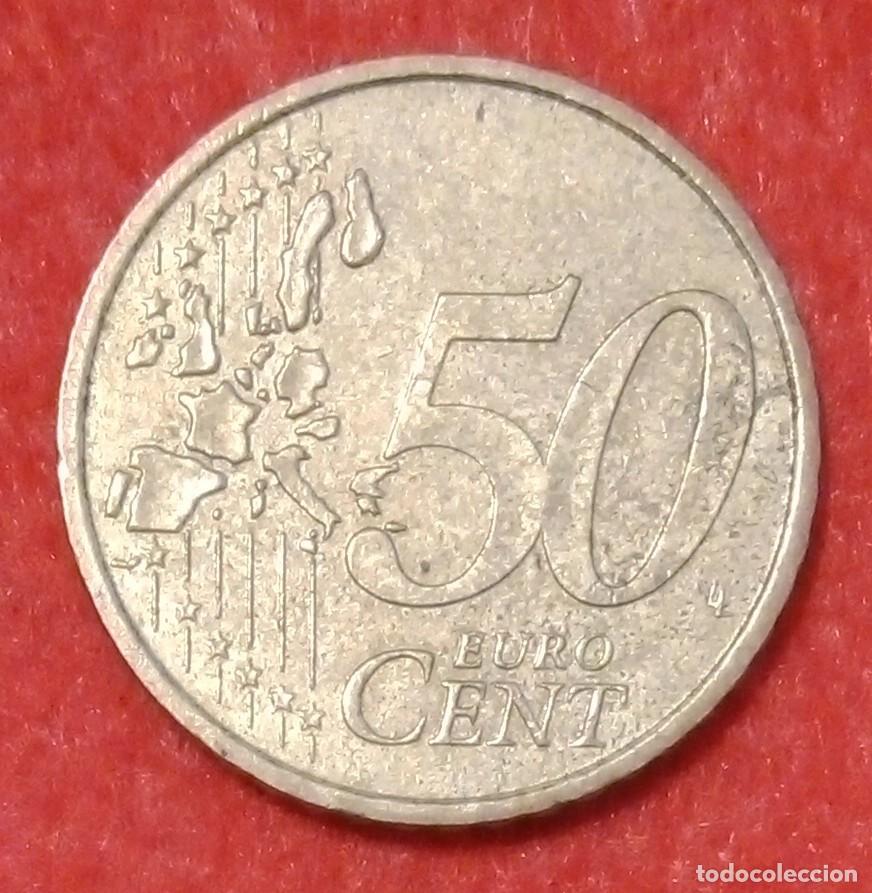Monedas antiguas de Europa: MONEDA DE GRECIA 2002 - 50 C&Eacute;NTIMOS DE EURO, CECA F - LAT&Oacute;N