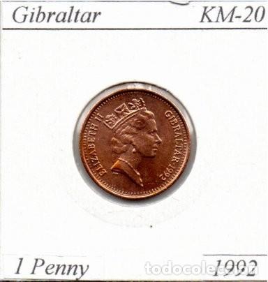 Monnaies anciennes de Europe: GIBRALTAR 1992, 1 PENNY, KM-20, SC-UNC