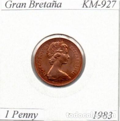 Monedas antiguas de Europa: GRAN BRETA&Ntilde;A 1983, 1 PENNY, KM-927, SC