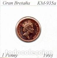 Monedas antiguas de Europa: GRAN BRETA&Ntilde;A 1993, 1 PENNY, KM-935a, SC