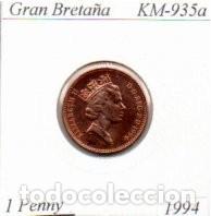 Monedas antiguas de Europa: GRAN BRETA&Ntilde;A 1994, 1 PENNY, KM-935a, SC