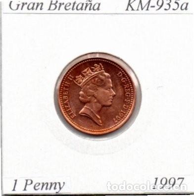 Monedas antiguas de Europa: GRAN BRETA&Ntilde;A 1997, 1 PENNY, KM-935a, SC
