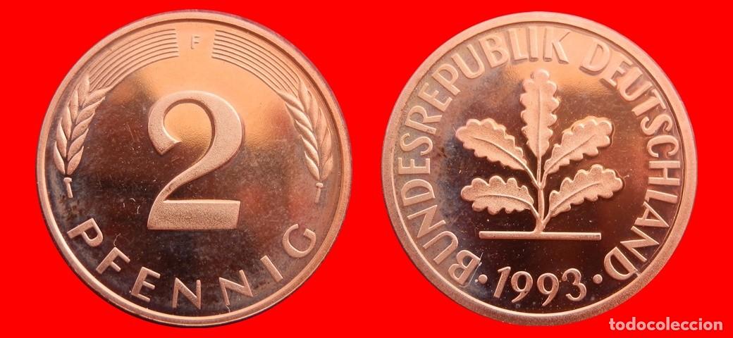 Monedas antiguas de Europa: 2 PFENNIG 1993-F PROOF BRD ALEMANIA-150738