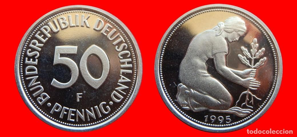 Monedas antiguas de Europa: 50 PFENNIG 1995-F PROOF BRD ALEMANIA-150742