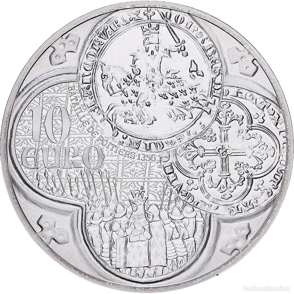 Monedas antiguas de Europa: [#1121651] Francia, 10 Euro, Le Franc &agrave; cheval, Prueba, 2015, MDP, Plata, FDC