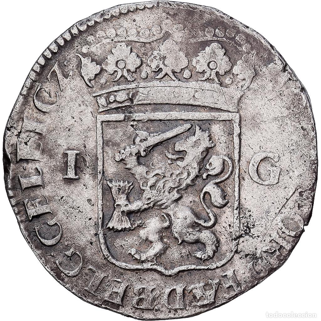 Monedas antiguas de Europa: [#1551254] Pa&iacute;ses Bajos, GELDERLAND, Gulden, 1709, Plata, BC+, KM:65.2