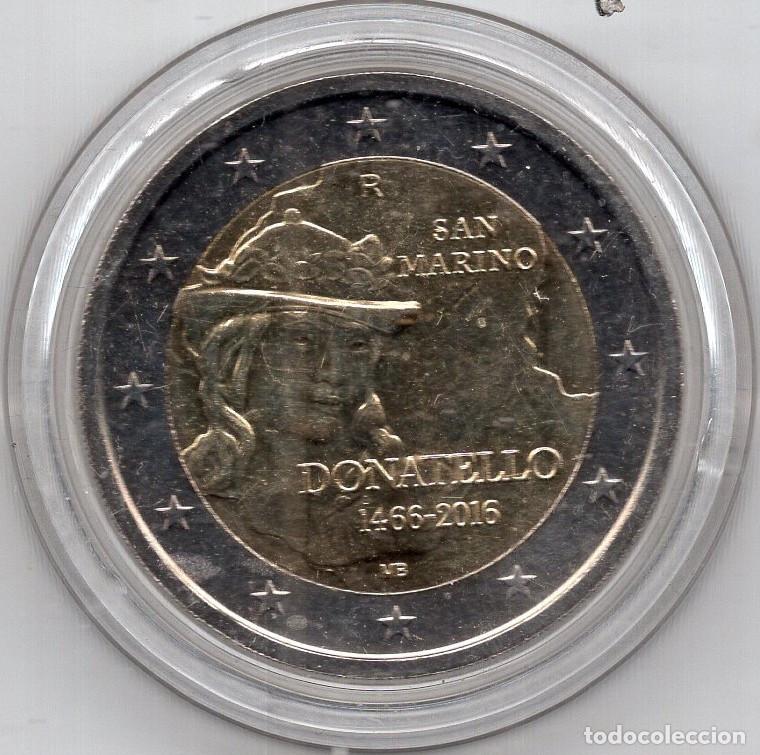 Monedas antiguas de Europa: SAN MARINO 2&euro; 2016 DONATELLO